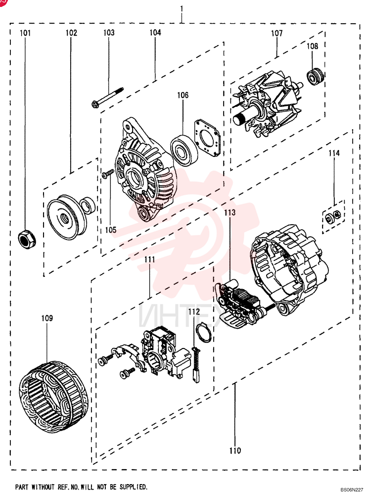 ALTERNATOR VA30A6800801