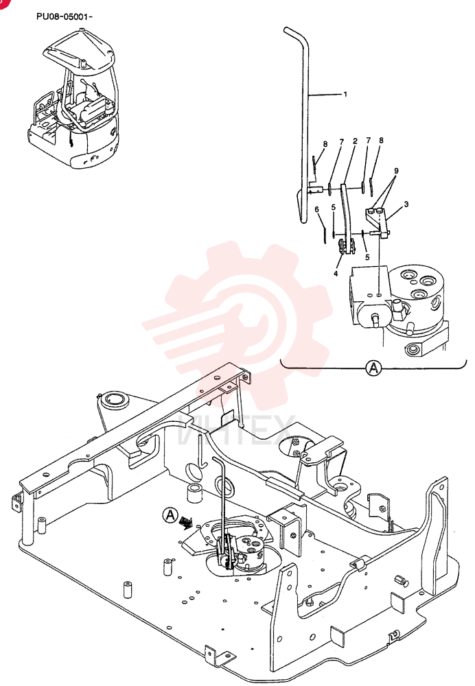 BAR PU50M01061P1