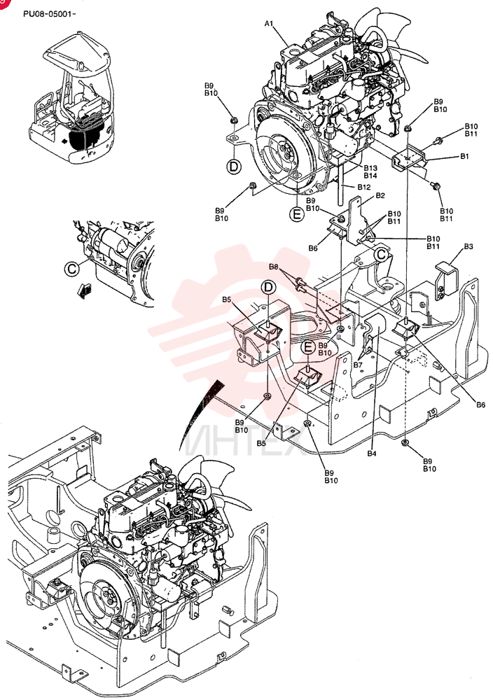 ENGINE PU02P00013F1