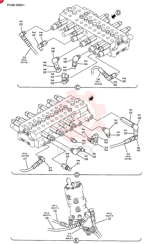 HOSE PU68H01041D2