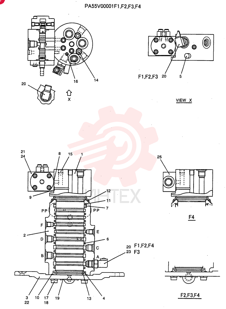 SHAFT PA55V00001S001