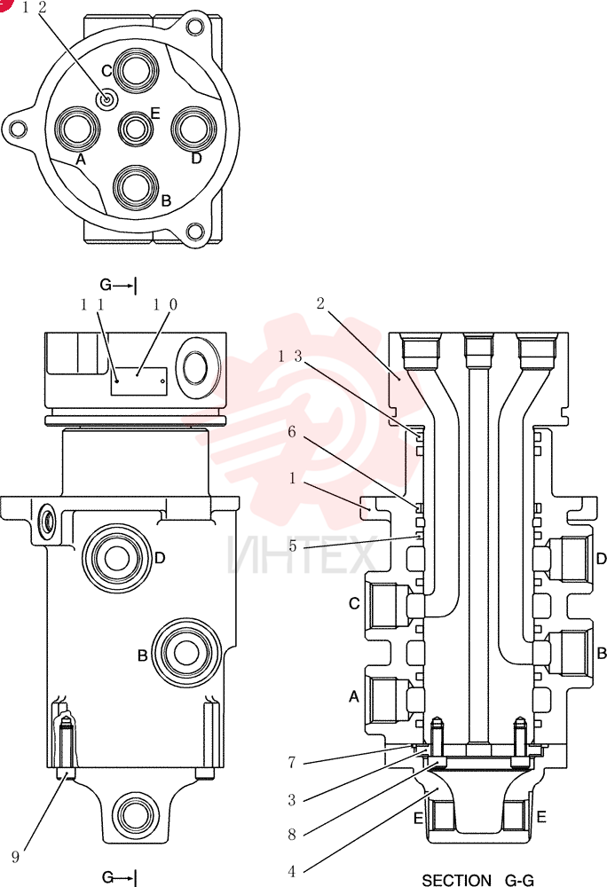 CENTER JOINT YN55V00053F1