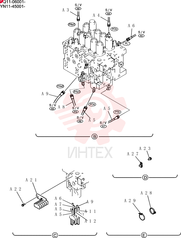 Control, Valve YN64H00216F1 (1)