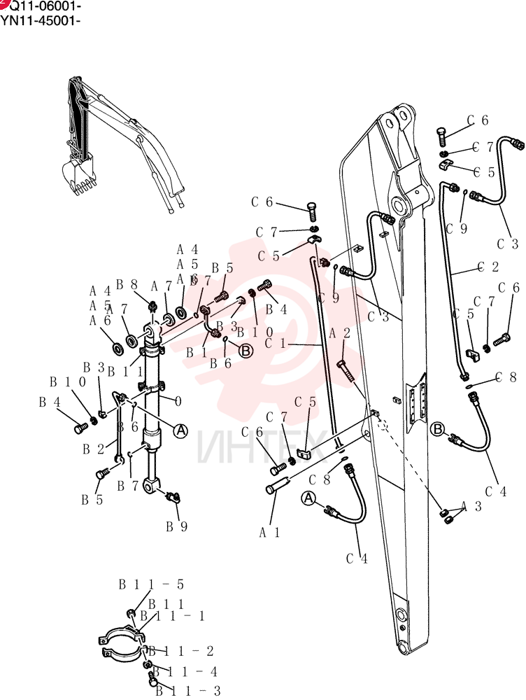Cylinder Instal YN12B00949F1 (1)