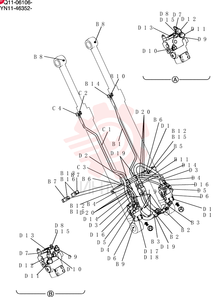 Hyd, Boom YN42H00359F1 (4)