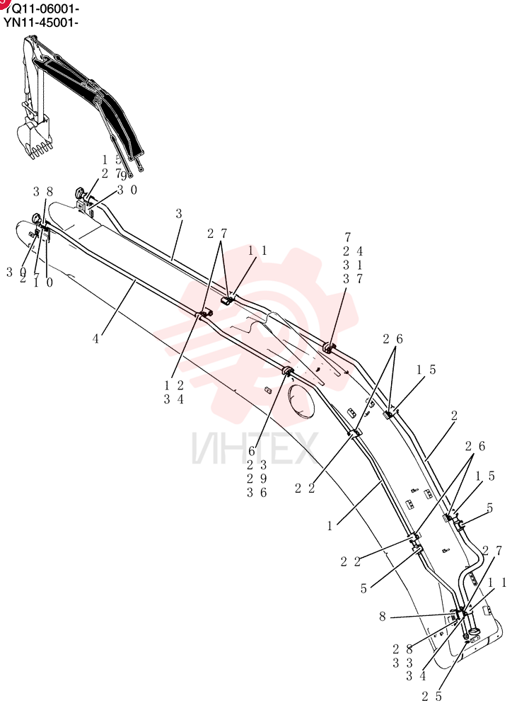 Hyd, Boom YN42H00335F1