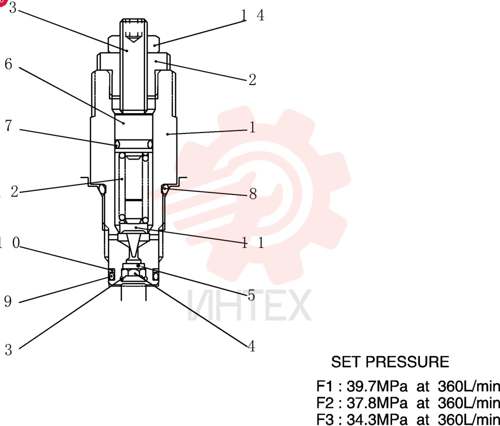 HYDRAULIC VALVE YN22V00037F1