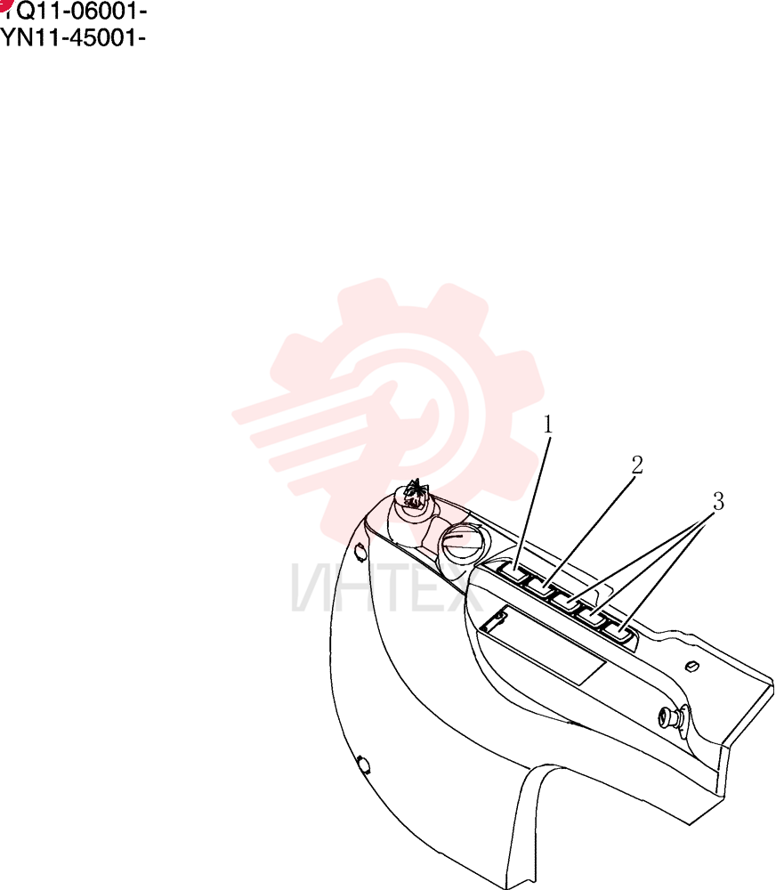Panel Assy, Instrument YN17M00046F1