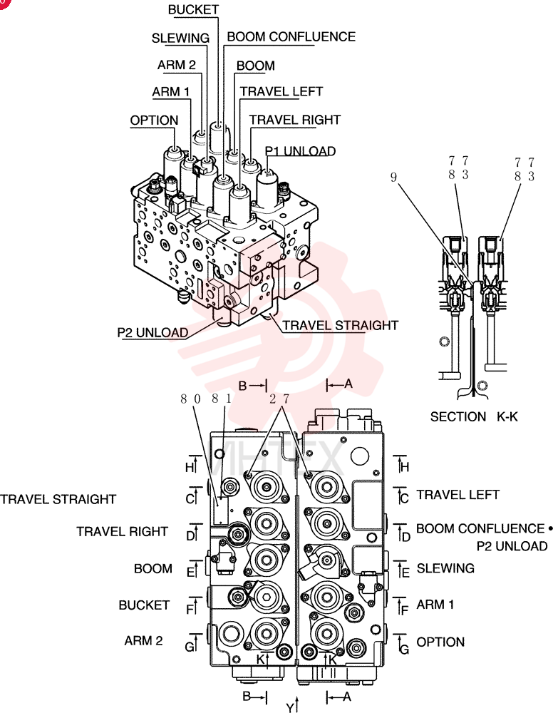 VALVE, CONTROL YN30V00101F1 (2)