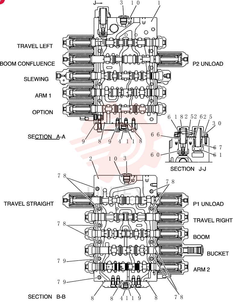 VALVE, CONTROL YN30V00101F1 (3)