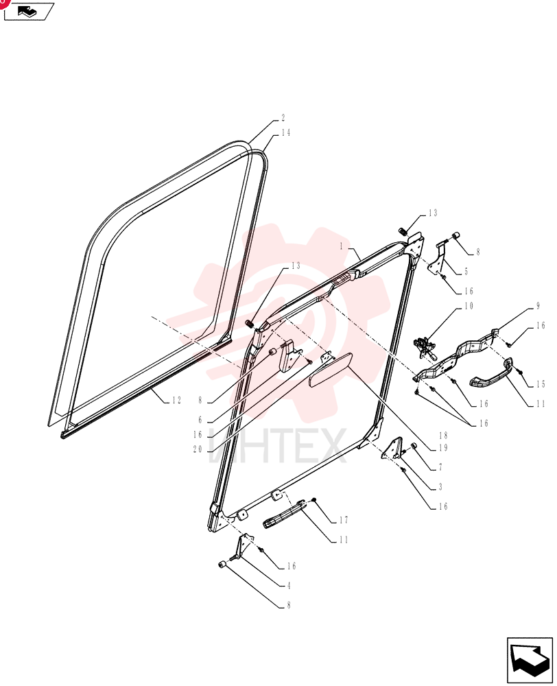 Cab Install YF02C00047F1 - (12)