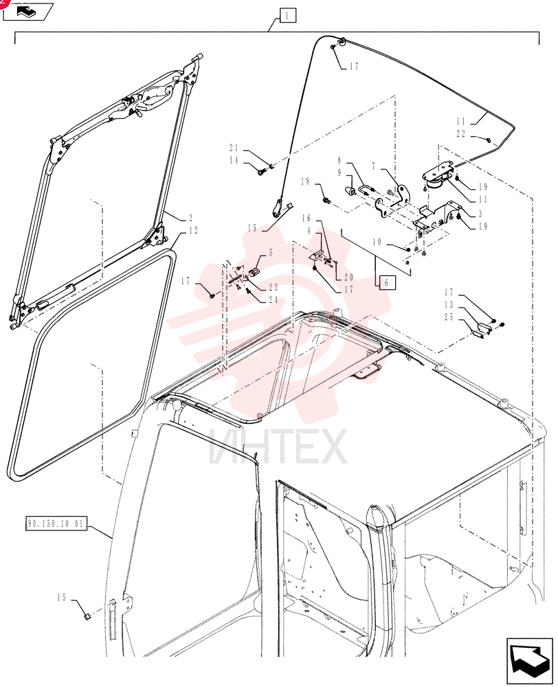 Cab Install YF02C00047F1 - (10)