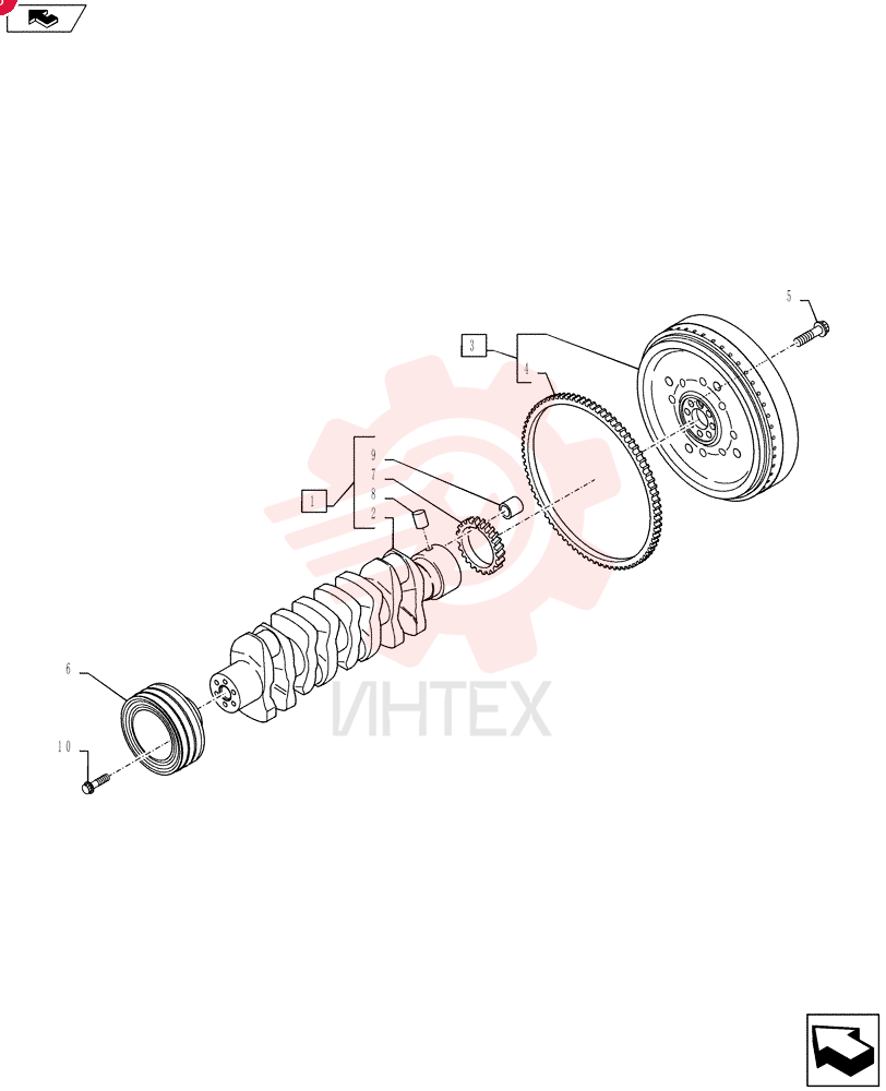 CRANKSHAFT VHS134003572