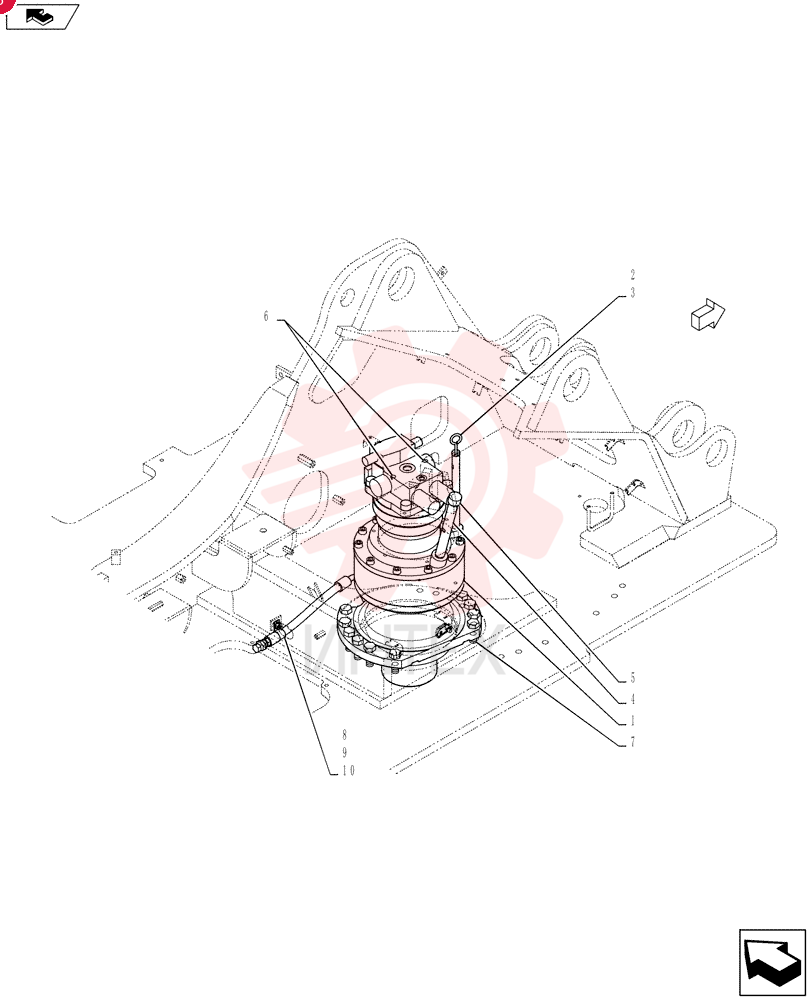 HYDRAULIC MOTOR YB15V00018F1 (3)