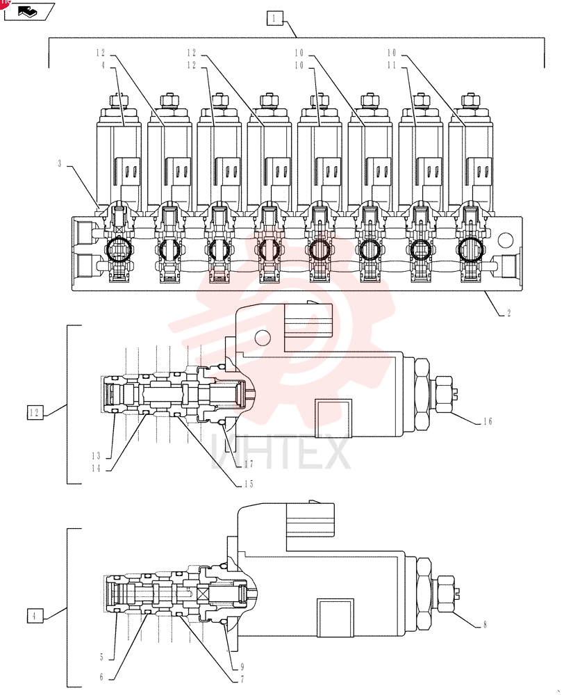 HYDRAULIC VALVE YN35V00047F2 (3)