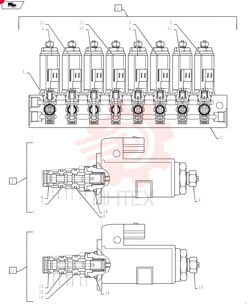HYDRAULIC VALVE YN35V00047F2 (4)