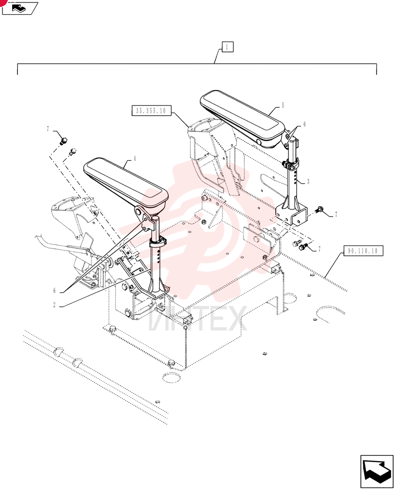 ARMREST YN25M01233F1