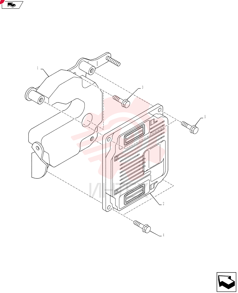 BRACKET, SUPPORTING VH21806E0840