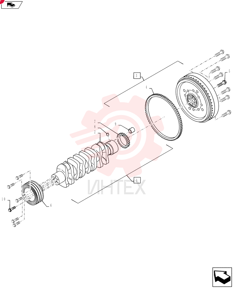 CRANKSHAFT VHS134003572
