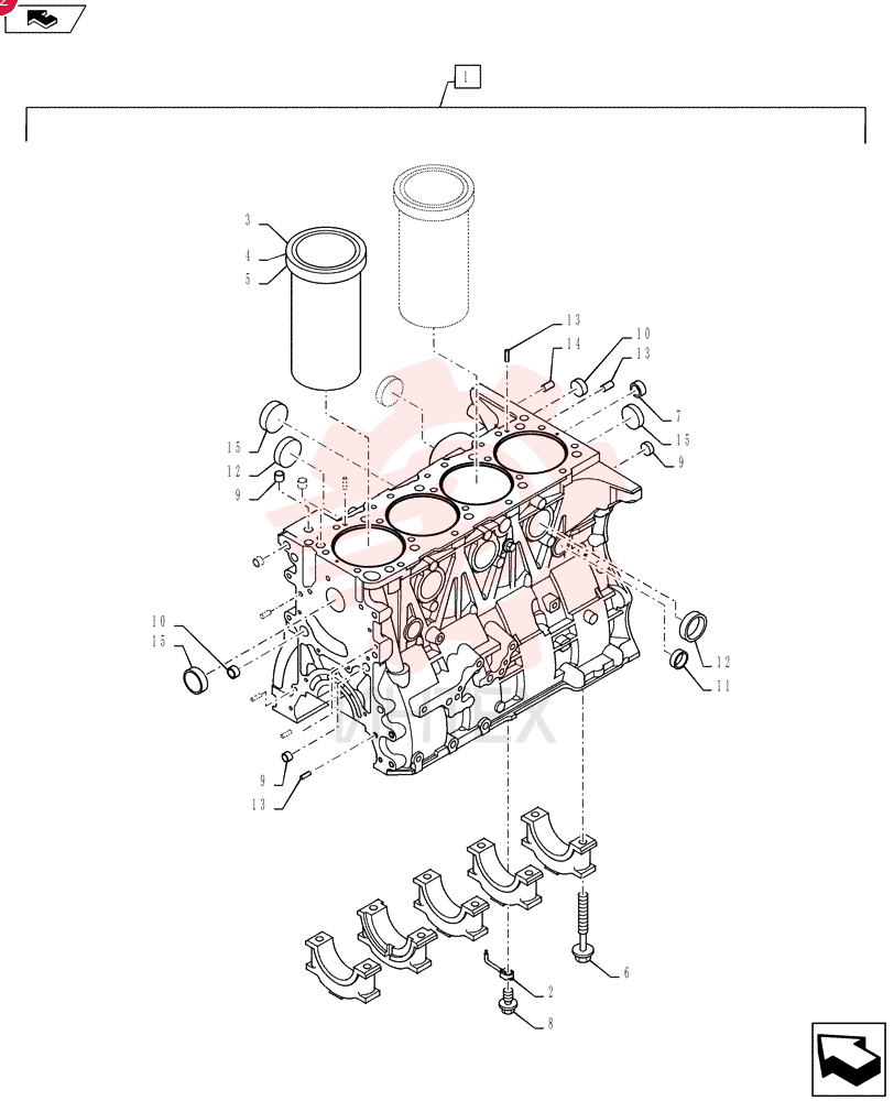 CYLINDER BLOCK VH11401E0F40