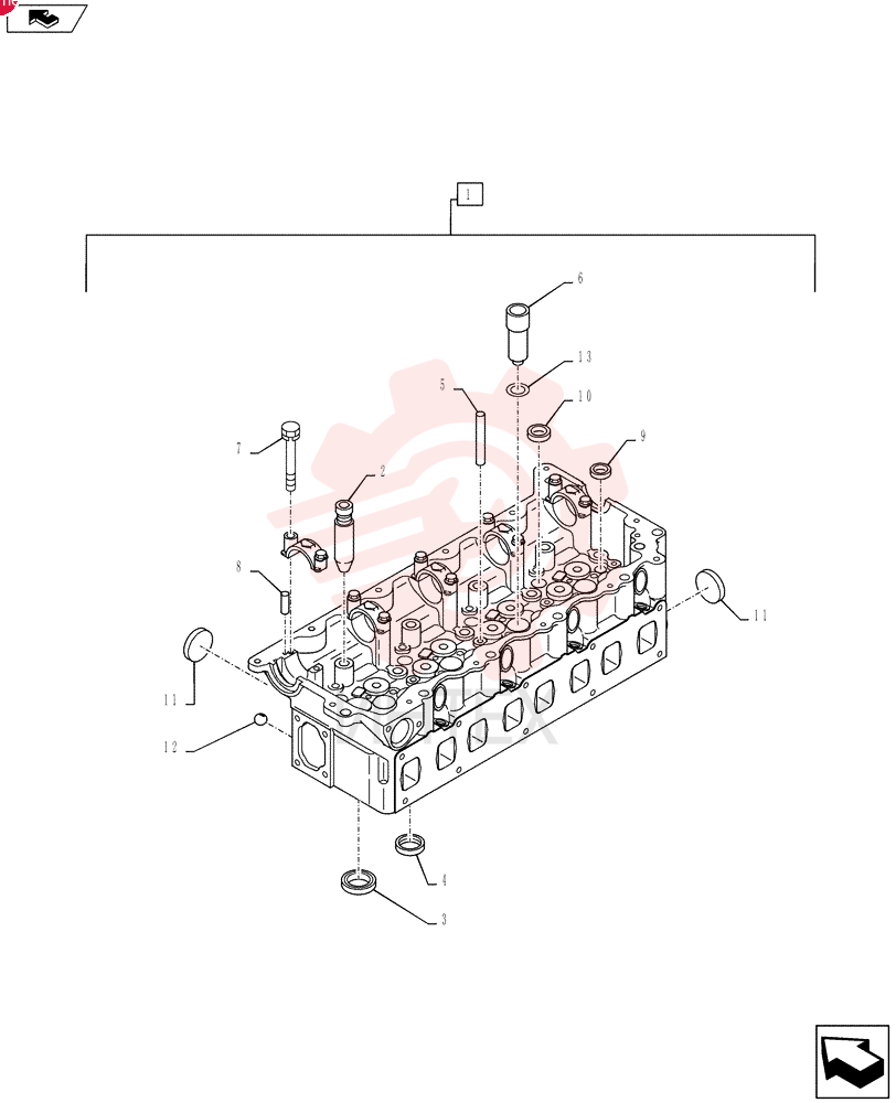 CYLINDER HEAD VH11101E0B60