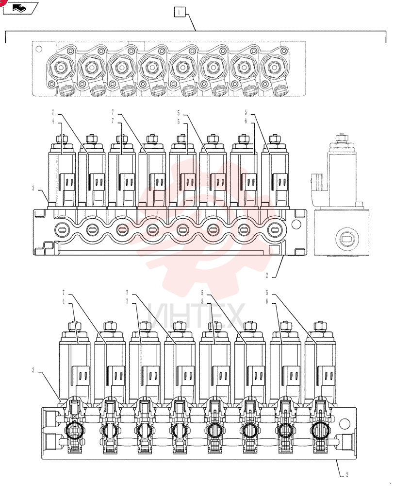 HYDRAULIC VALVE YN35V00047F2 (1)