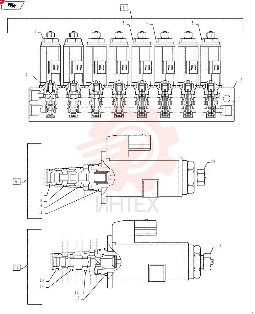 HYDRAULIC VALVE YN35V00047F2 (3)