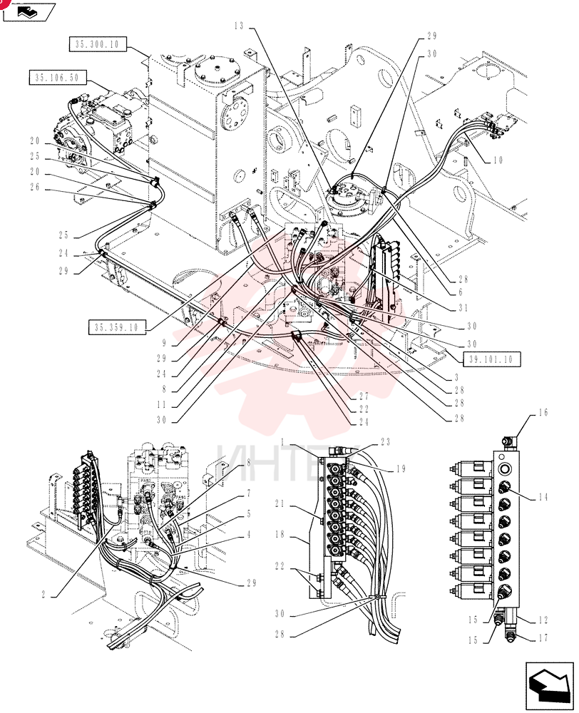 HYDRAULIC VALVE YN35V00047F2 (4)