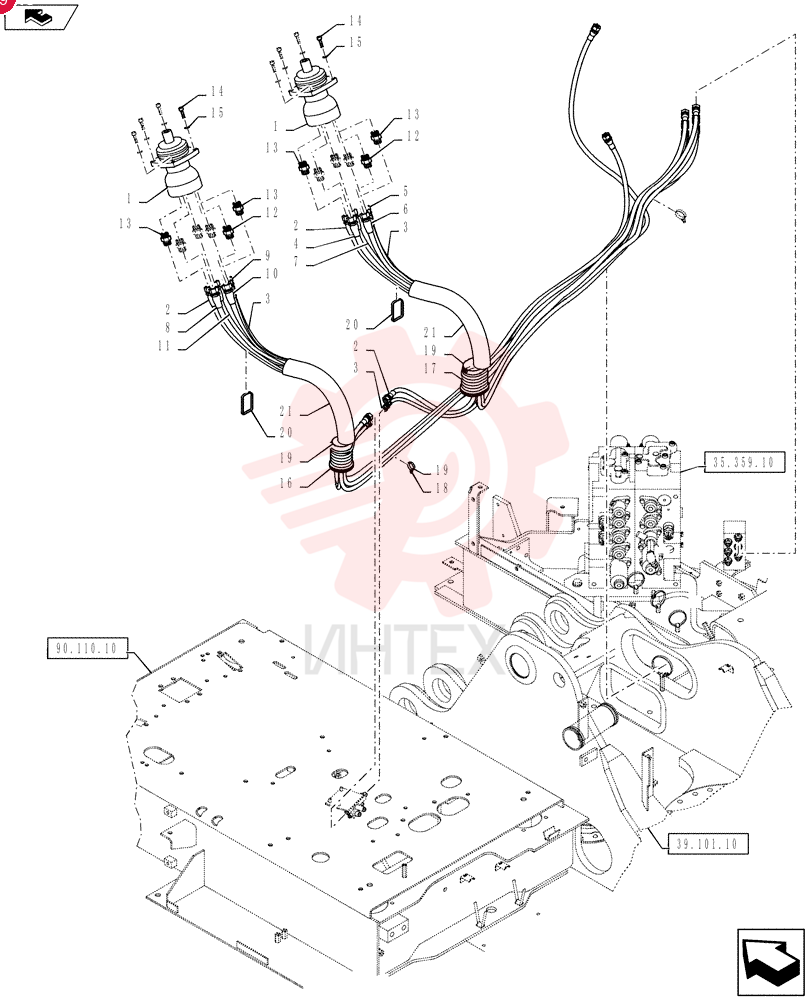 HYDRAULIC VALVE LQ30V00033F2 (2)