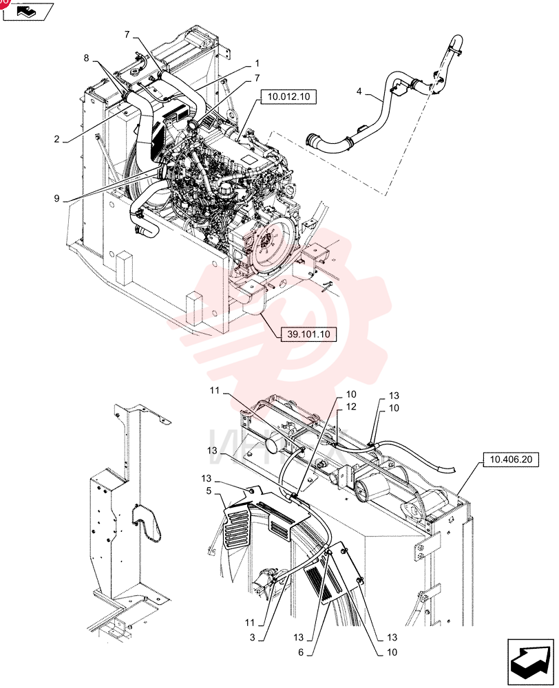 RADIATOR HOSE YF05P01155P1