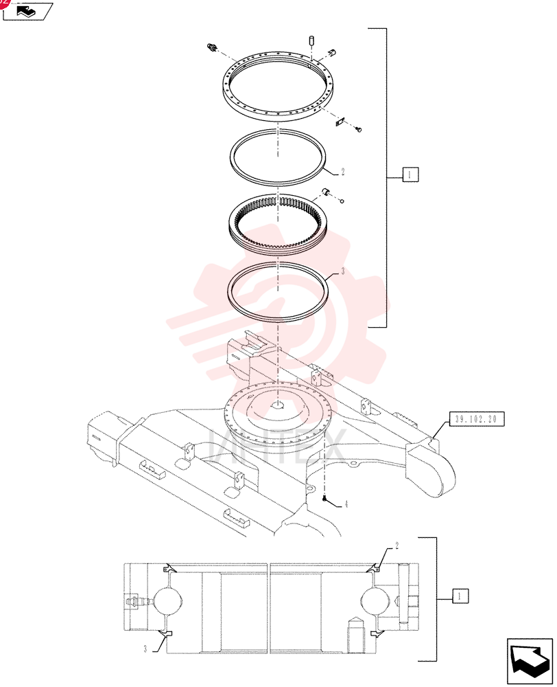 SLEWING RING YF40F00007F2