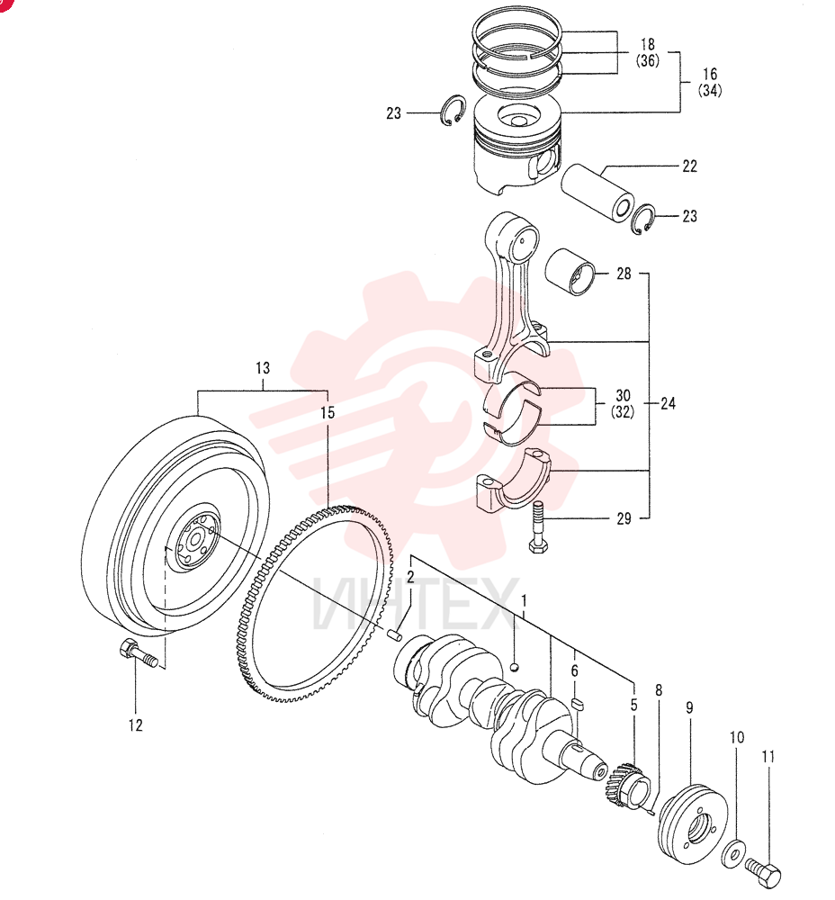 CRANKSHAFT VV11980221001