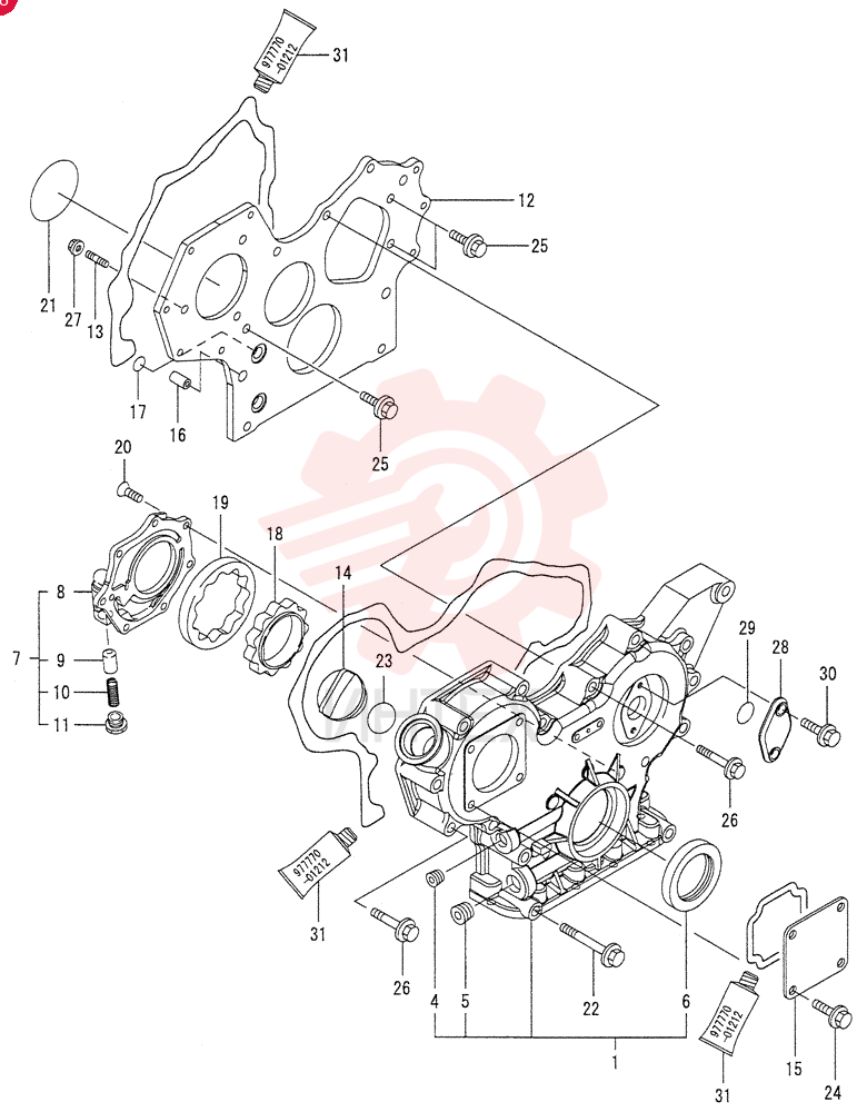 HOUSING ASSY. VV71980201500