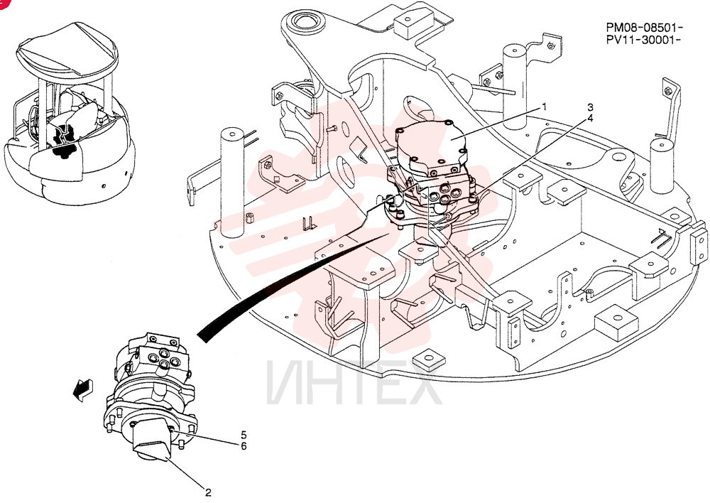 HYDRAULIC MOTOR PM15V00020F1