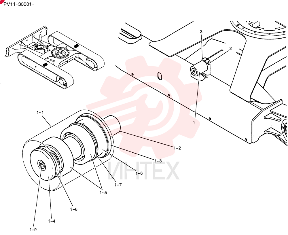 ROLLER ASSY. PW64D01017F1