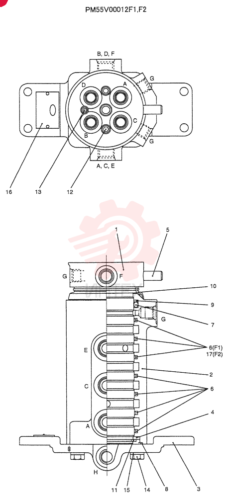 SHAFT PV55V00001S001