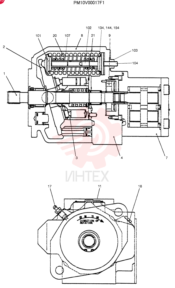 SHAFT ASSY. PM10V01001F1