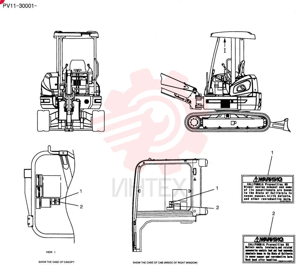 WARNING DECAL 2432T6457