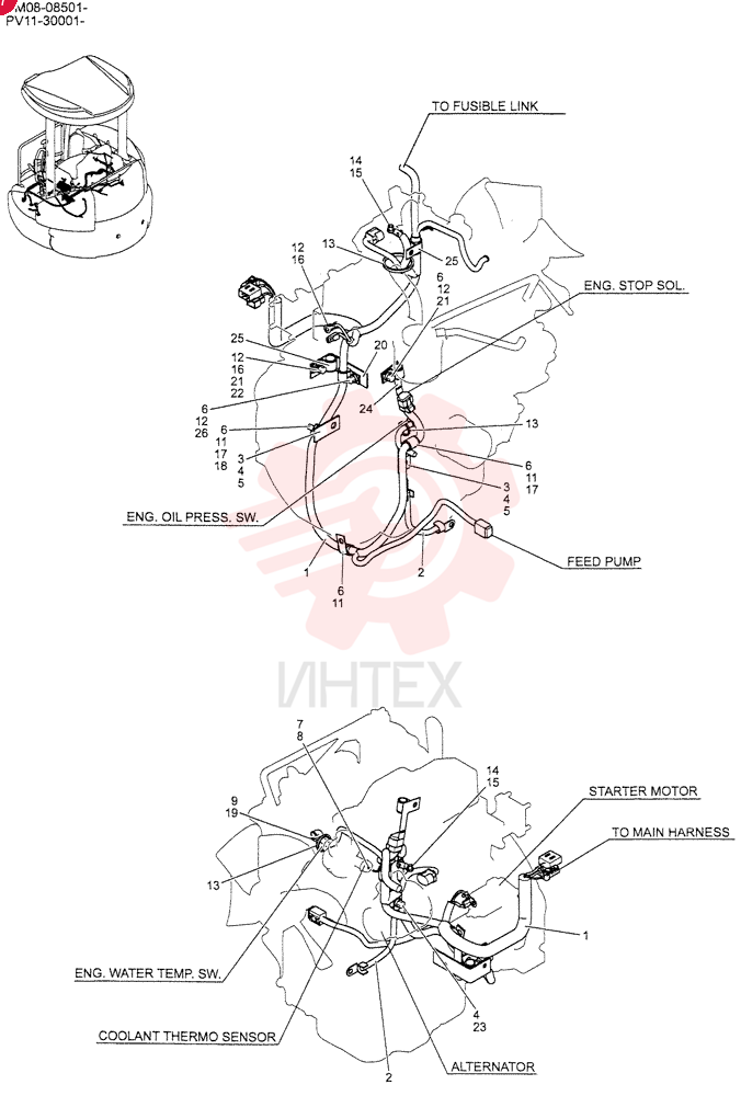 WIRE HARNESS PM16E01026P2