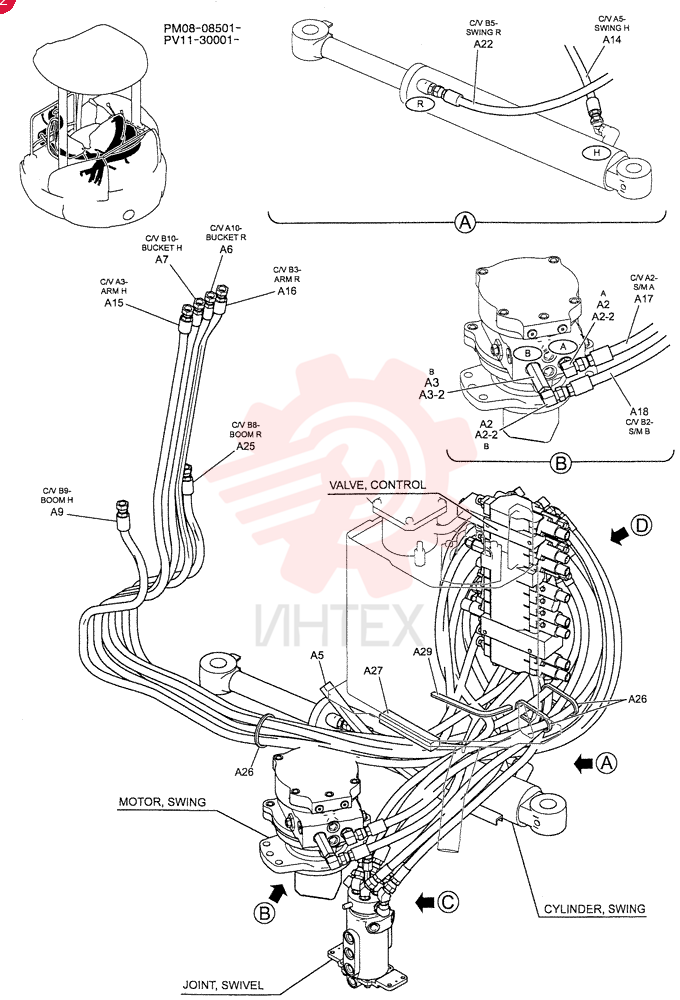 90 ELBOW,90 Degree, 3/8" PF x 3/8" PF x 60mm L