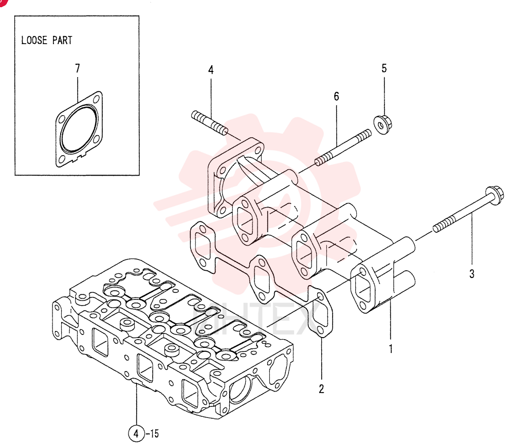 EXHAUST MANIFOLD VV11980213129