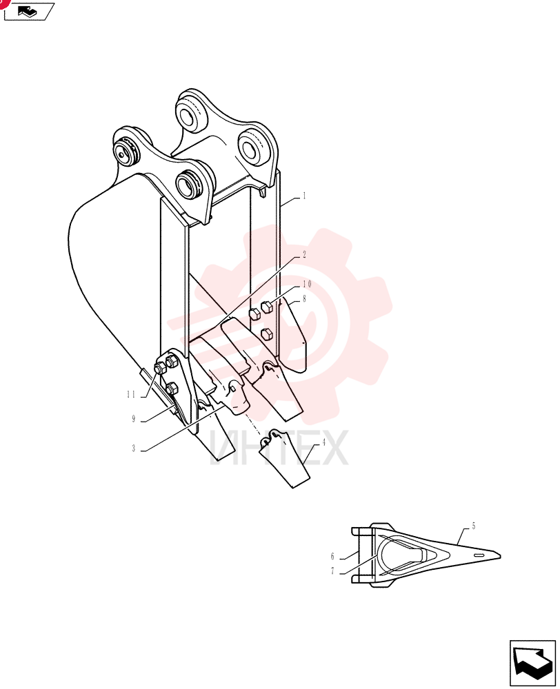 Bucket PV61B00084P1