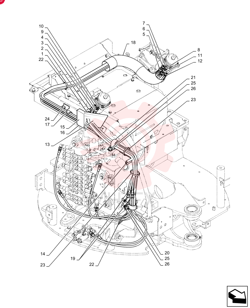 HOSE,4.8mm ID x 1900mm L HX33L03190DR (2)