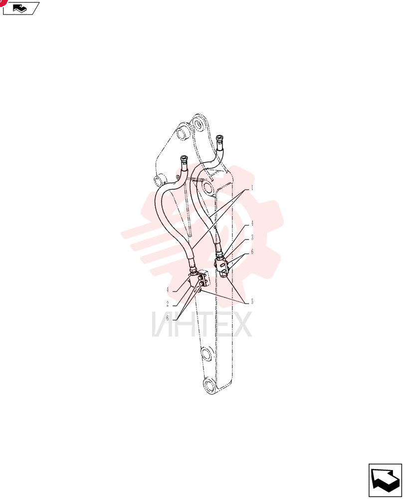HYDRAULIC HOSE HX55L08078DY