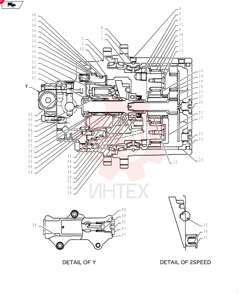 HYDRAULIC MOTOR,671CC PM15V00021F1 (3)
