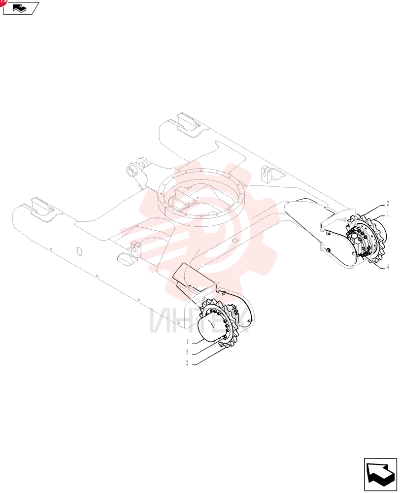 HYDRAULIC MOTOR,671CC PM15V00021F1 (1)
