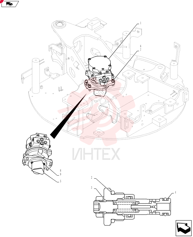 HYDRAULIC MOTOR PM15V00020F1 (1)