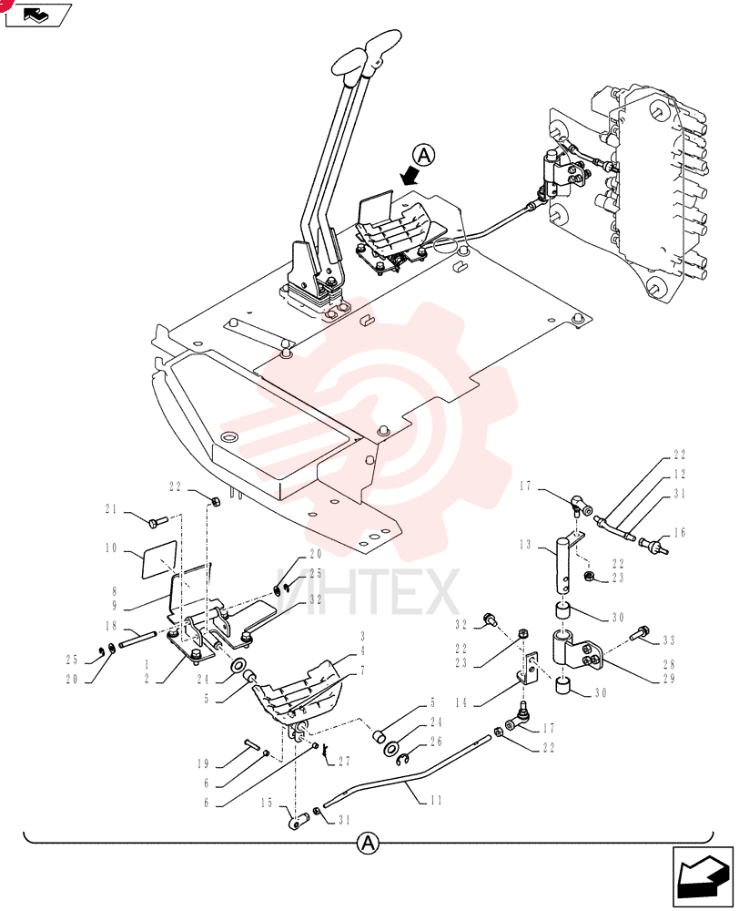 Схема (27SR-5) - COMPACT CRAWLER EXCAVATOR - ASN PV13-33453 (NA) (6/04-12/12) PM55M00019F1 (1)