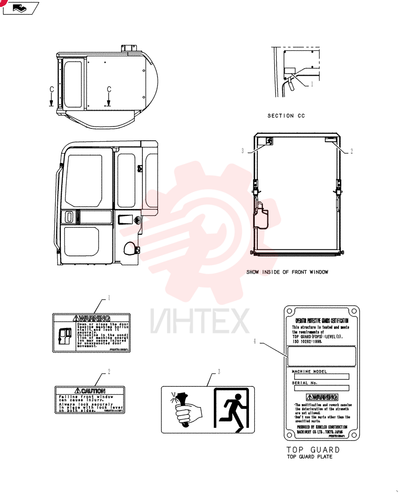 WARNING DECAL PV20T01008P1