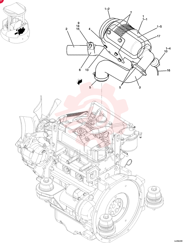 AIR CLEANER PM11P00015F1